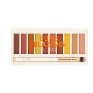 FLOWER BEAUTY Shimmer & Shade Eyeshadow -10 Color Pallette-Sun's Blazing)